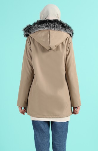 Jacket with Hooded Pockets 0506-03 Mink 0506-03