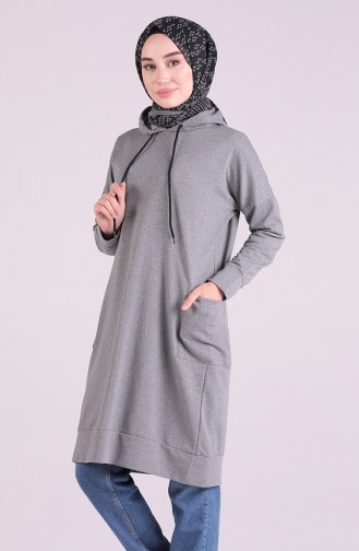 Rauchgrau Pulli 8156-07