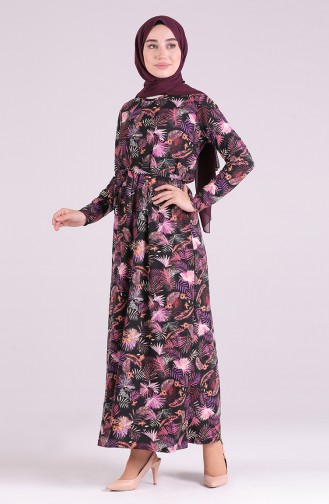 Black Hijab Dress 1006-02