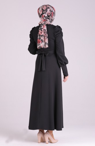 Belted Dress 2037-03 Black 2037-03