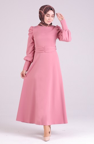 Belted Dress 2037-05 Dried Rose 2037-05