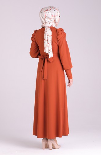 Robe Hijab Tabac 2037-07