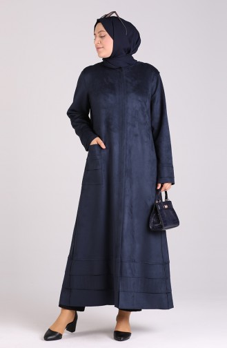 Navy Blue Abaya 0423-02