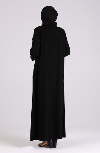 Black Abaya 0001-02