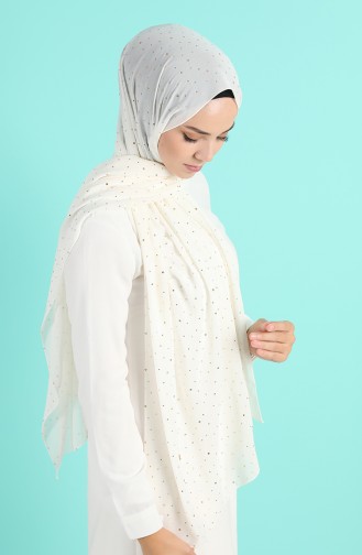 Ecru Shawl 4195-01