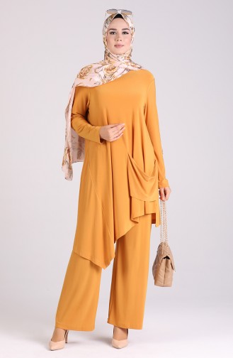 Sandy Tunic Trousers Double Suit 5005-02 Mustard 5005-02