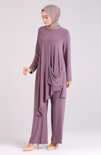 Sandy Tunic Trousers Double Suit 5005-04 Lilac 5005-04