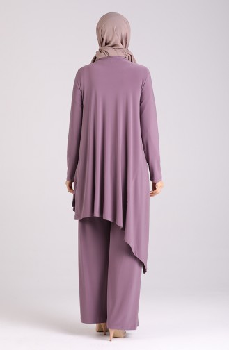 Sandy Tunik Pantolon İkili Takım 5005-04 Lila