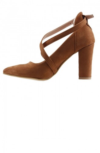 Tan High-Heel Shoes 19YAYAYK0000047_TAB