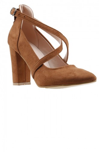 Tan High-Heel Shoes 19YAYAYK0000047_TAB