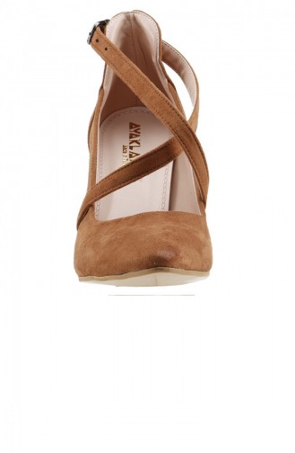 Tan High-Heel Shoes 19YAYAYK0000047_TAB