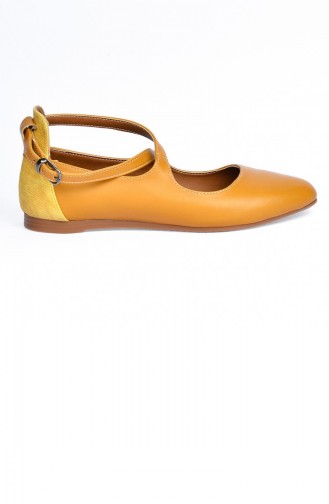 Mustard Woman Flat Shoe 19YAYAYK0000054_HA