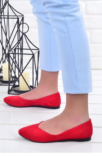 Red Woman Flat Shoe 19YAYAYK0000021_KR