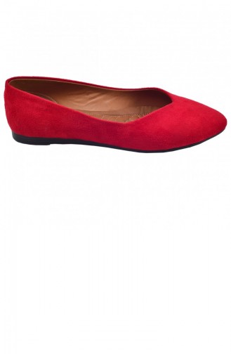 Red Woman Flat Shoe 19YAYAYK0000021_KR