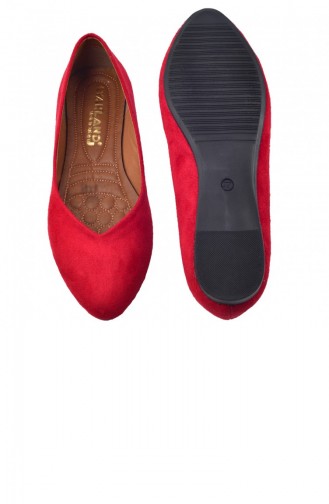 Red Woman Flat Shoe 19YAYAYK0000021_KR