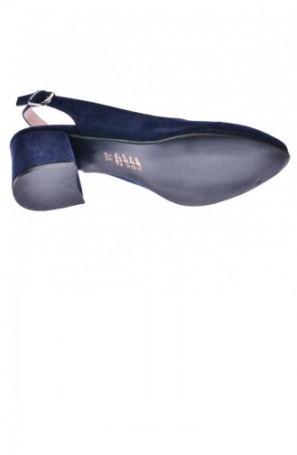 Navy Blue High-Heel Shoes 19YAYAYK0000035_C