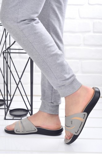 Ceyo Casual 91008 Günlük Anatomik Erkek Terlik Bej
