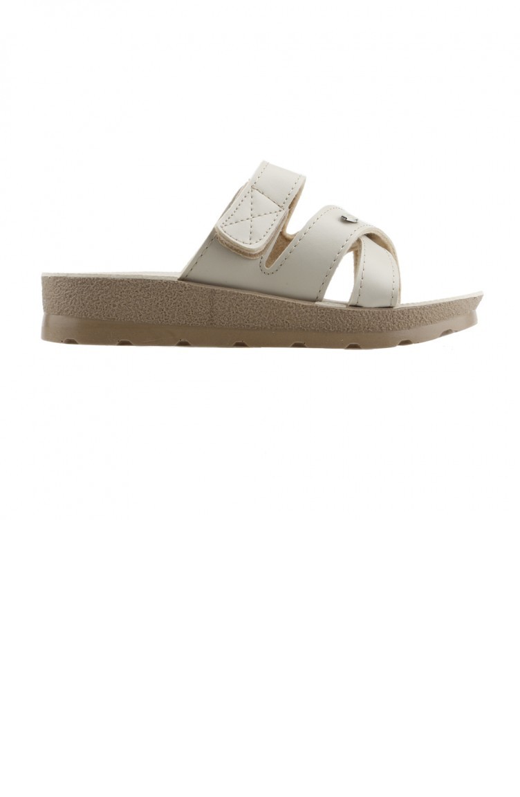 Beige Summer Slippers 19sezaygez00002 Bj Sefamerve