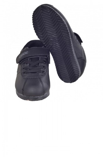 Kiko K41 Günlük Yürüyüş Koşu Erkekkız Çocuk Spor Ayakkabı Siyah