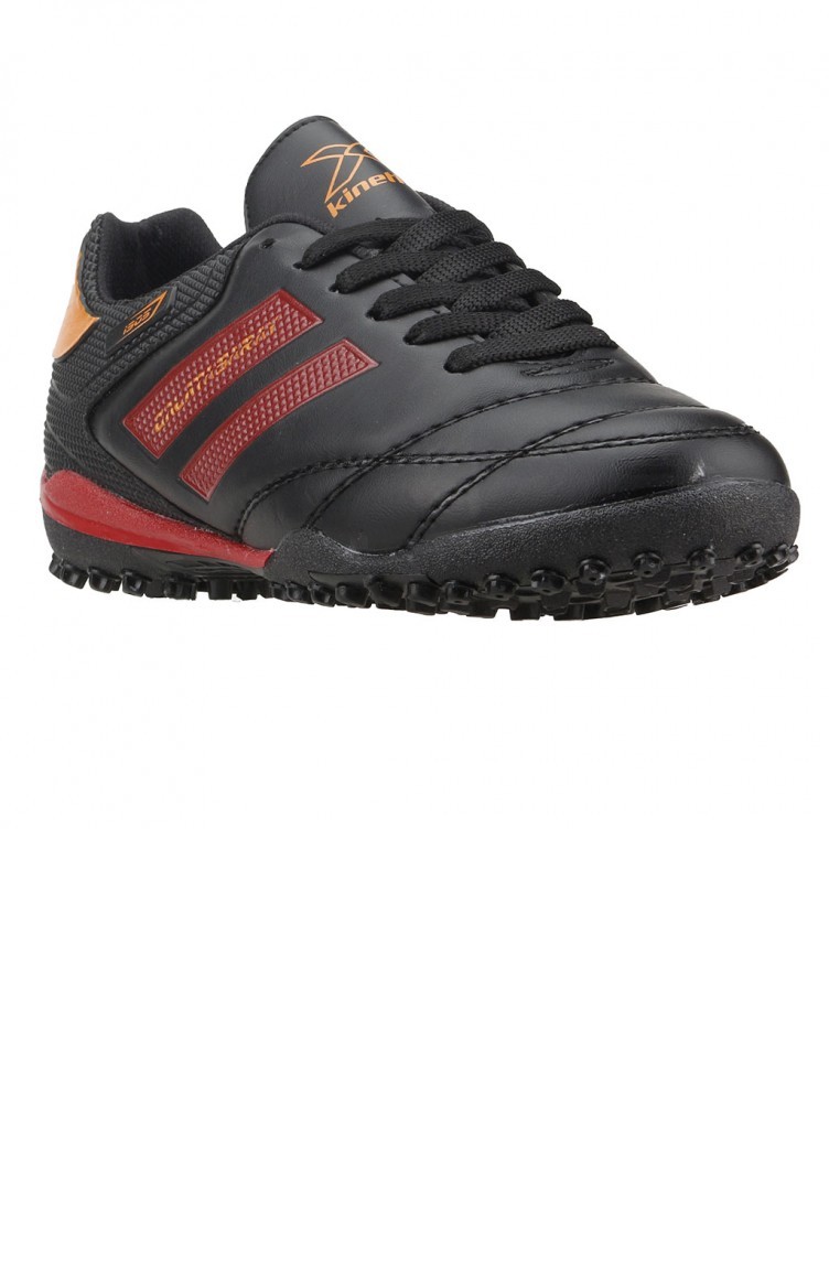 kinetix adolf turf gs lisansli halisaha erkek cocuk ayakkabisi siyah 19sezaykin00010 b sefamerve