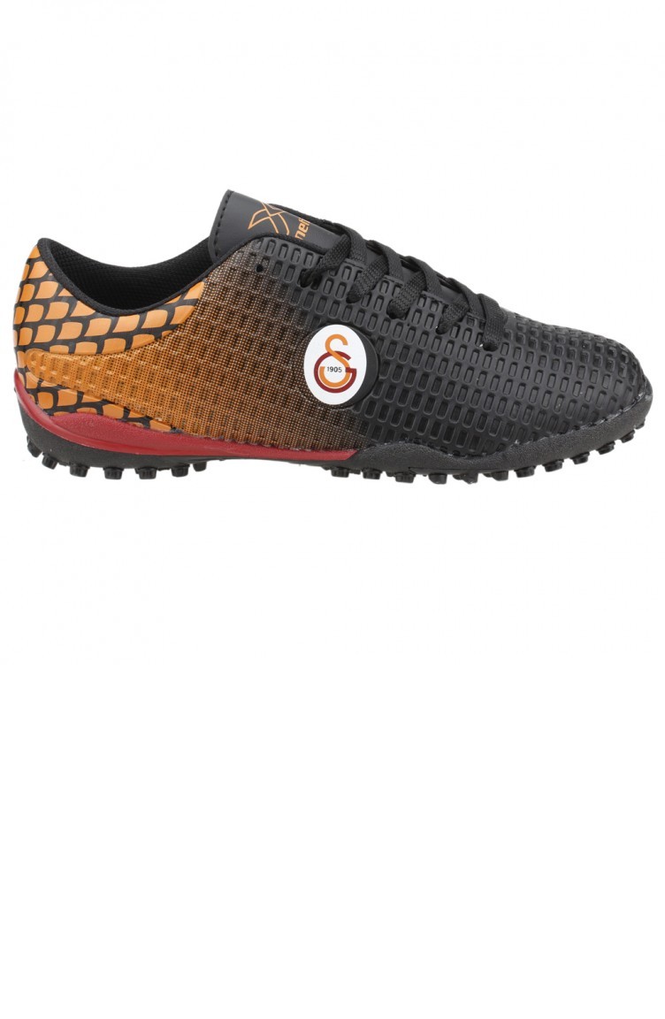 Kinetix Sergi Turf Gs Hali Saha Erkek Cocuk Futbol Ayakkabisi Siyah Sefamerve
