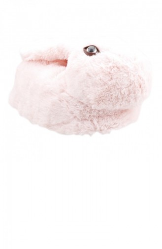Muya 962073314 Hayvan Figürlü Peluş Bayan Panduf Pudra