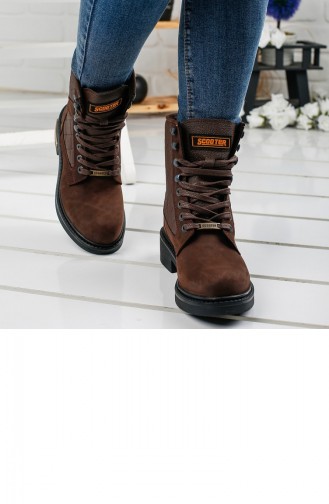 Dark Brown Boots-booties 19KAYSCTG5123_CKO
