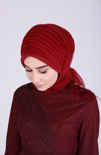 Red Ready to wear Turban 1143-19