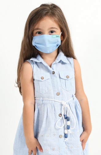 Procare Konfor Antiviral Ve Antibakteriyel Yıkanabilir Maske 2-4 Yaş 1000-05 Mavi