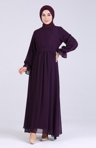 Robe Hijab Pourpre 5134-02