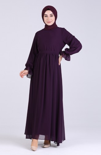 Purple İslamitische Jurk 5134-02