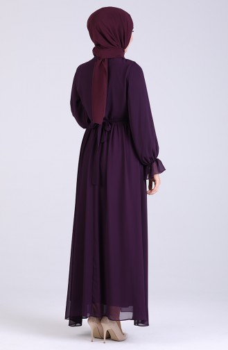 Purple İslamitische Jurk 5134-02