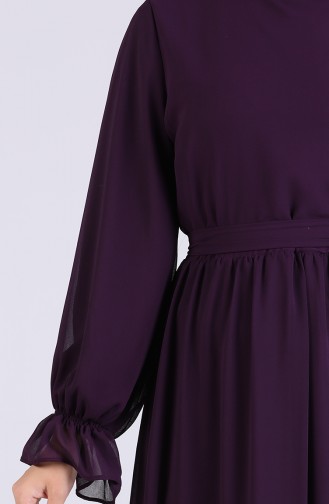 Purple İslamitische Jurk 5134-02