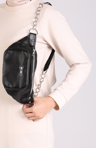 Women´s Waist Bag Bs10516 Black 10516SI