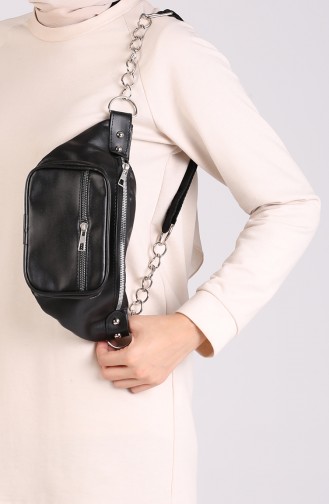 Women´s Waist Bag Bs10516 Black 10516SI