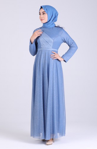 Habillé Hijab Indigo 4221-03