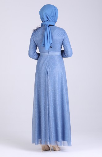 Habillé Hijab Indigo 4221-03