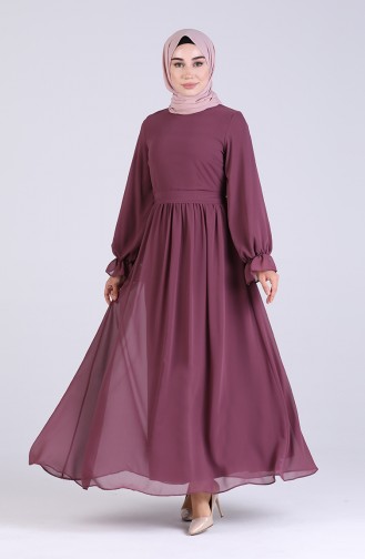 Lilac İslamitische Jurk 5134-06