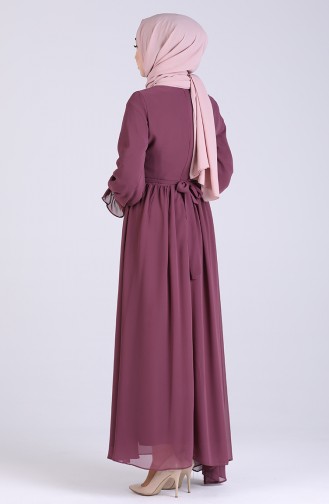 Lilac İslamitische Jurk 5134-06