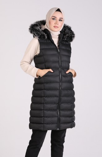Black Gilet 17081-01