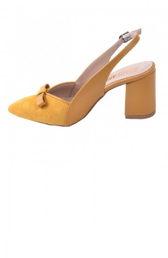 Mustard High-Heel Shoes 20YSANAYK000013_HA