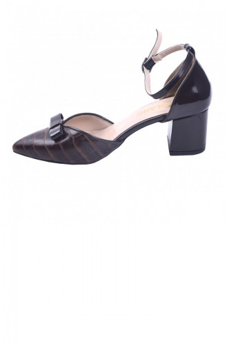 Brown High-Heel Shoes 20YSANAYK000010_KA