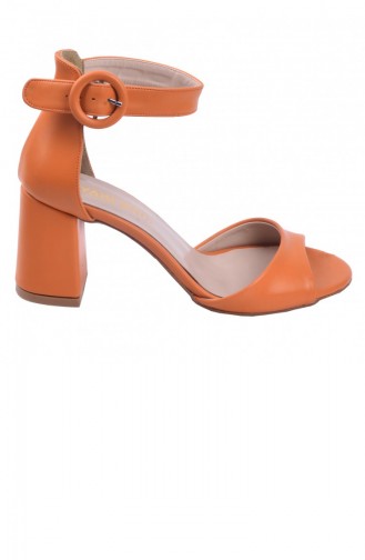 Orange High-Heel Shoes 20YSANAYK000009_TU