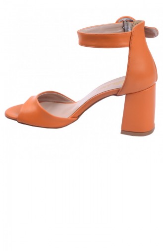 Orange High-Heel Shoes 20YSANAYK000009_TU