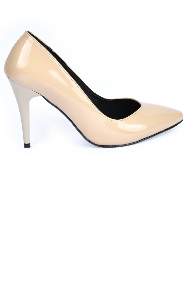 Ayakland 194372 Rugan 11 Cm Topuk Bayan Stiletto Ayakkabi Ten Sefamerve