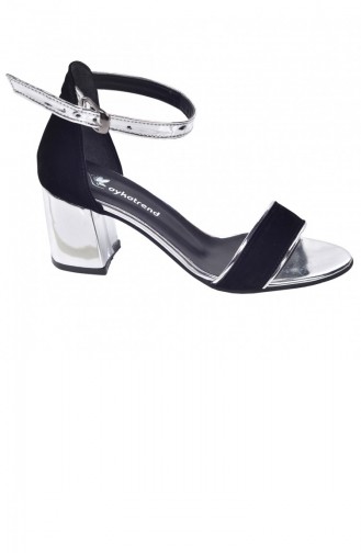 Chaussures a Talons Gris argenté 20YSANAYKA00011_Gümüş
