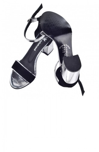 Chaussures a Talons Gris argenté 20YSANAYKA00011_Gümüş