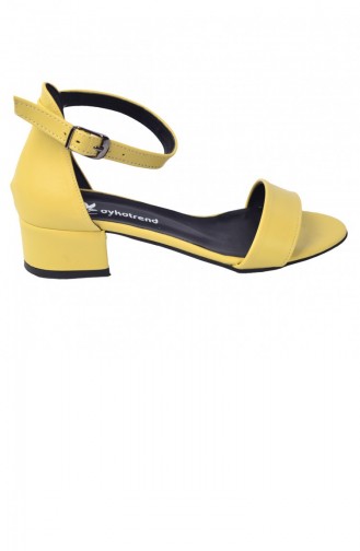 Yellow High-Heel Shoes 20YSANAYKA00016_SA