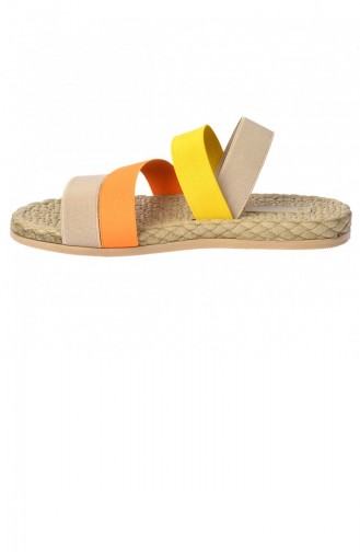 Orange Summer slippers 20YTERAYK000052_VS