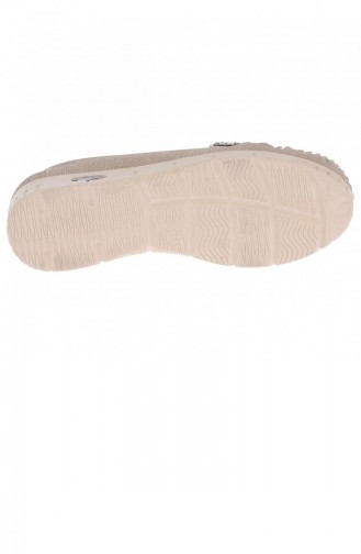 Cream Women`s Flats 20YBABAYK000063_Kre